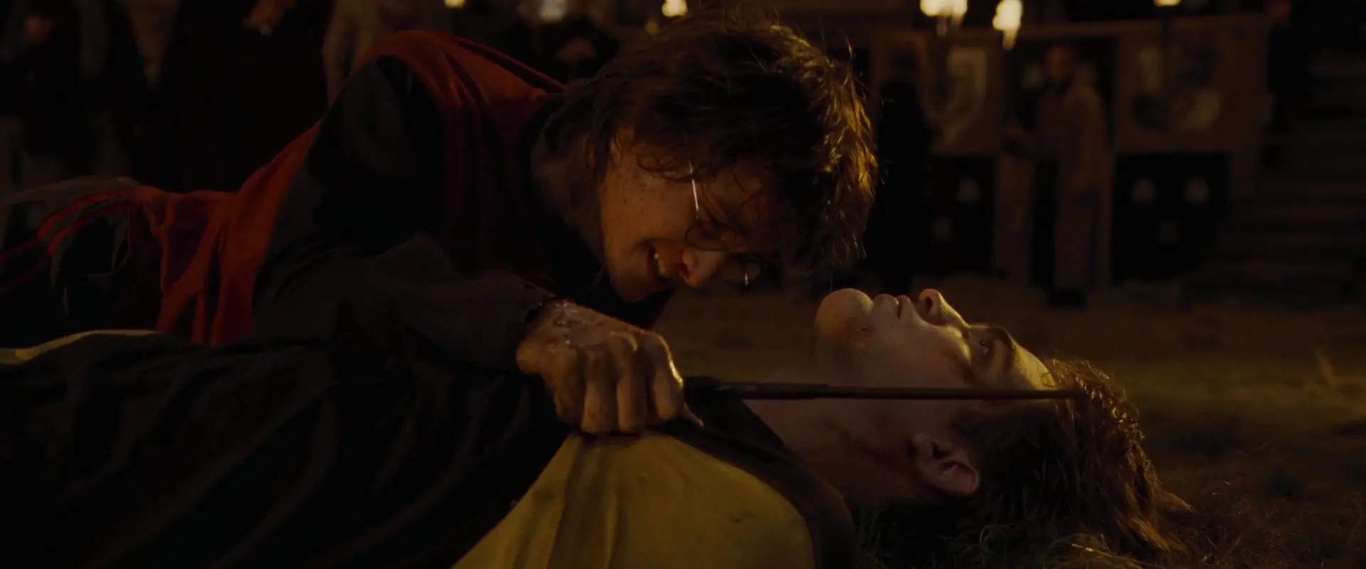 Harry saw Cedric die in the fourth book (