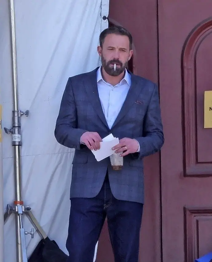 The accessory is simply part of his latest costume (BACKGRID)