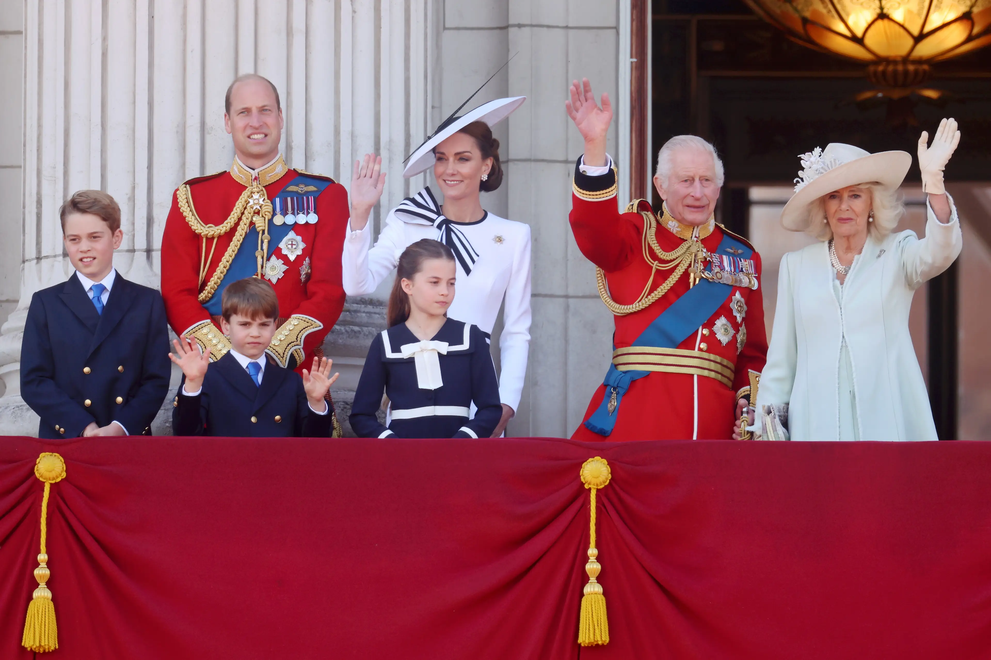 The monarchy during the 2024 celebrations (Chris Jackson/Getty Images)