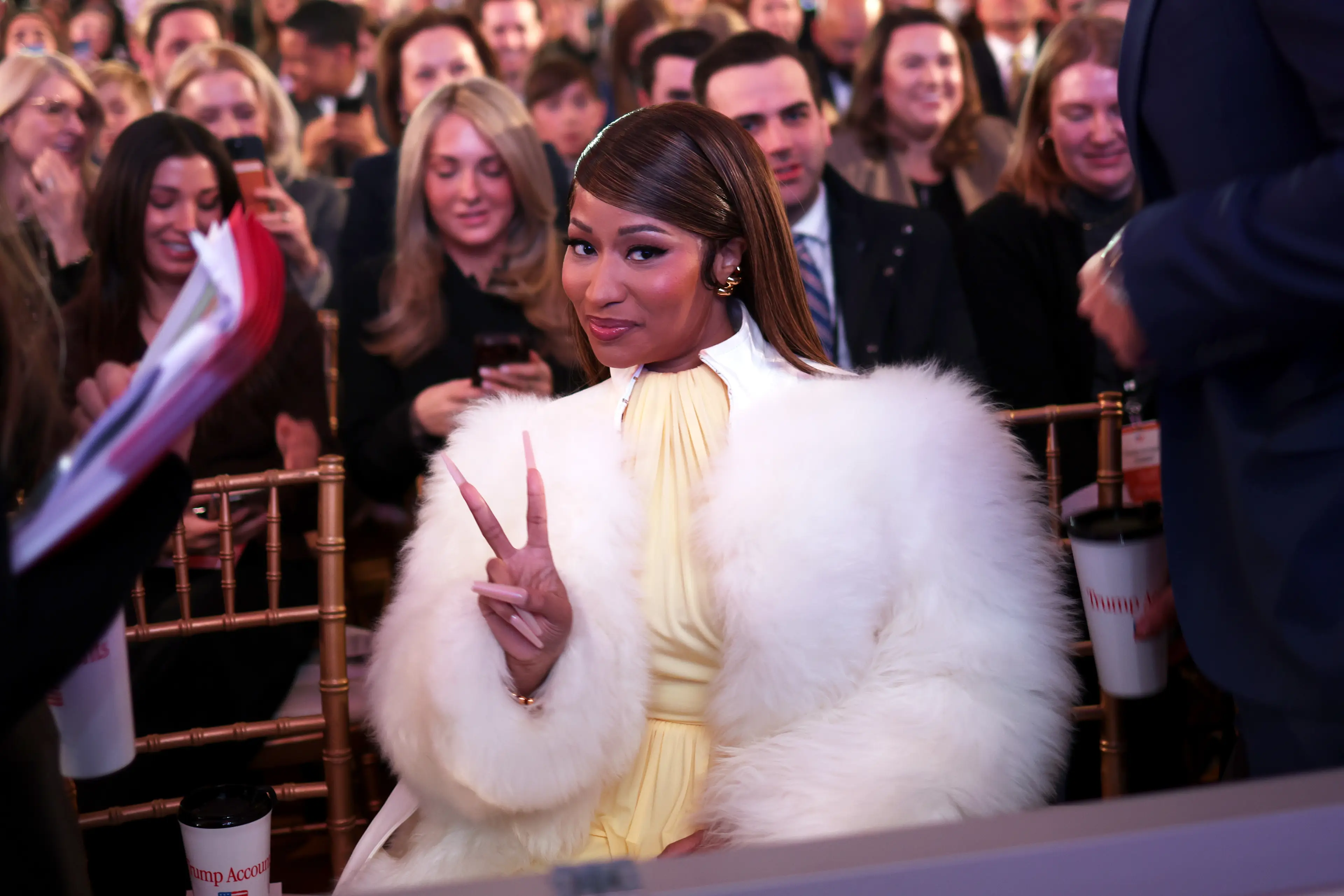 Nicki Minaj has explained how she became part of the MAGA movement in a new TIME interview (Win McNamee/Getty Images)