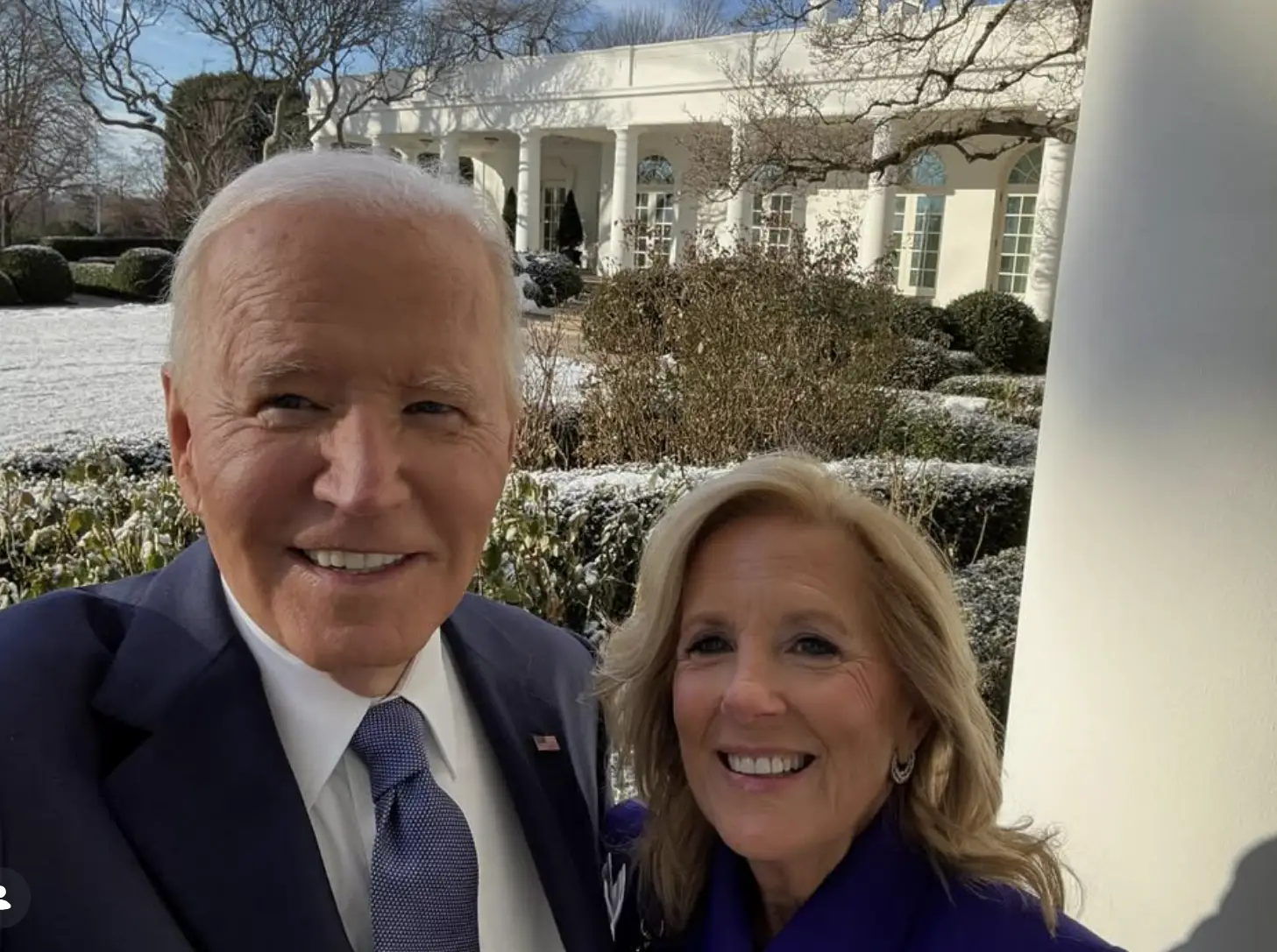 Joe Biden's diagnosis came last year, after Jill noticed he wasn't sleeping through the night (instagram/@drjillbiden)
