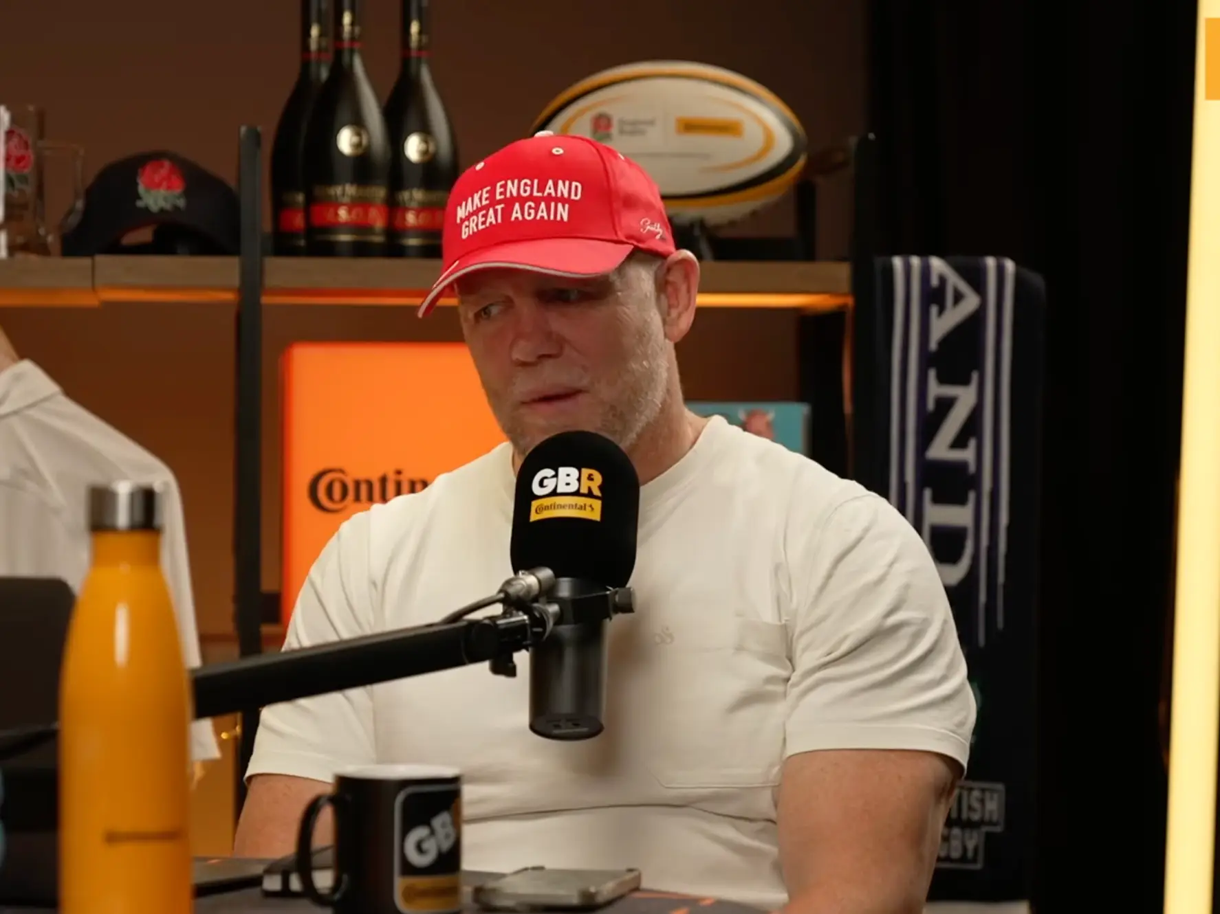 Some fans defended Tindall's hat while others claimed it was a 'poor choice' (YouTube/The Good, The Bad & The Rugby)