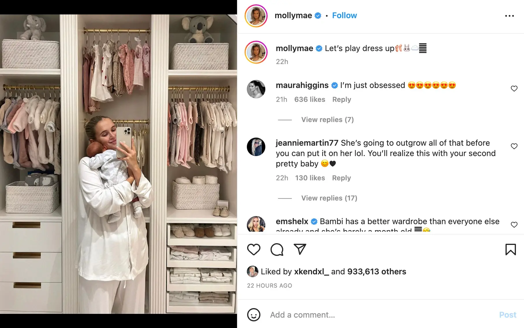 Molly-Mae has been keeping her fans updated on Instagram.