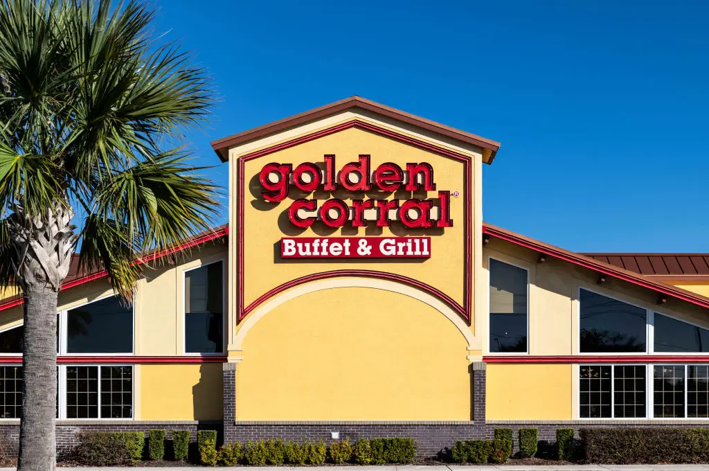 The birth happened at a Golden Corral chain. (John Greim/LightRocket via Getty Images)