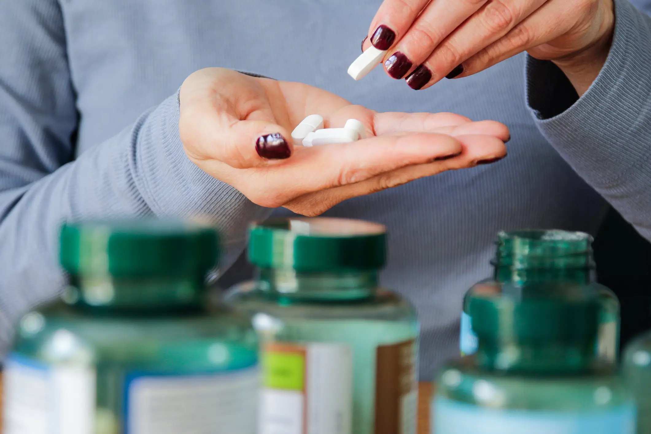 A study has found that higher vitamin D levels in midlife may be linked to lower tau protein levels, a marker of Alzheimer’s risk (Getty Stock Images)