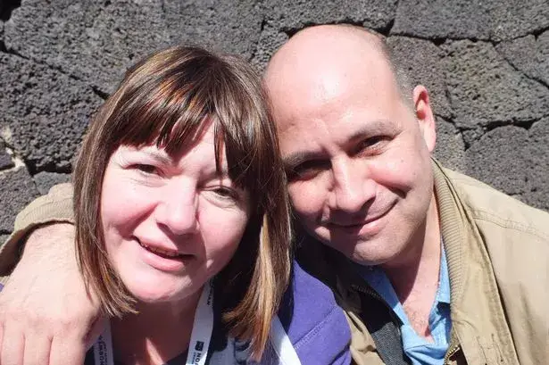 Nicky's husband Andy died in 2020 following a catastrophic brain injury caused by a heart attack (Supplied)
