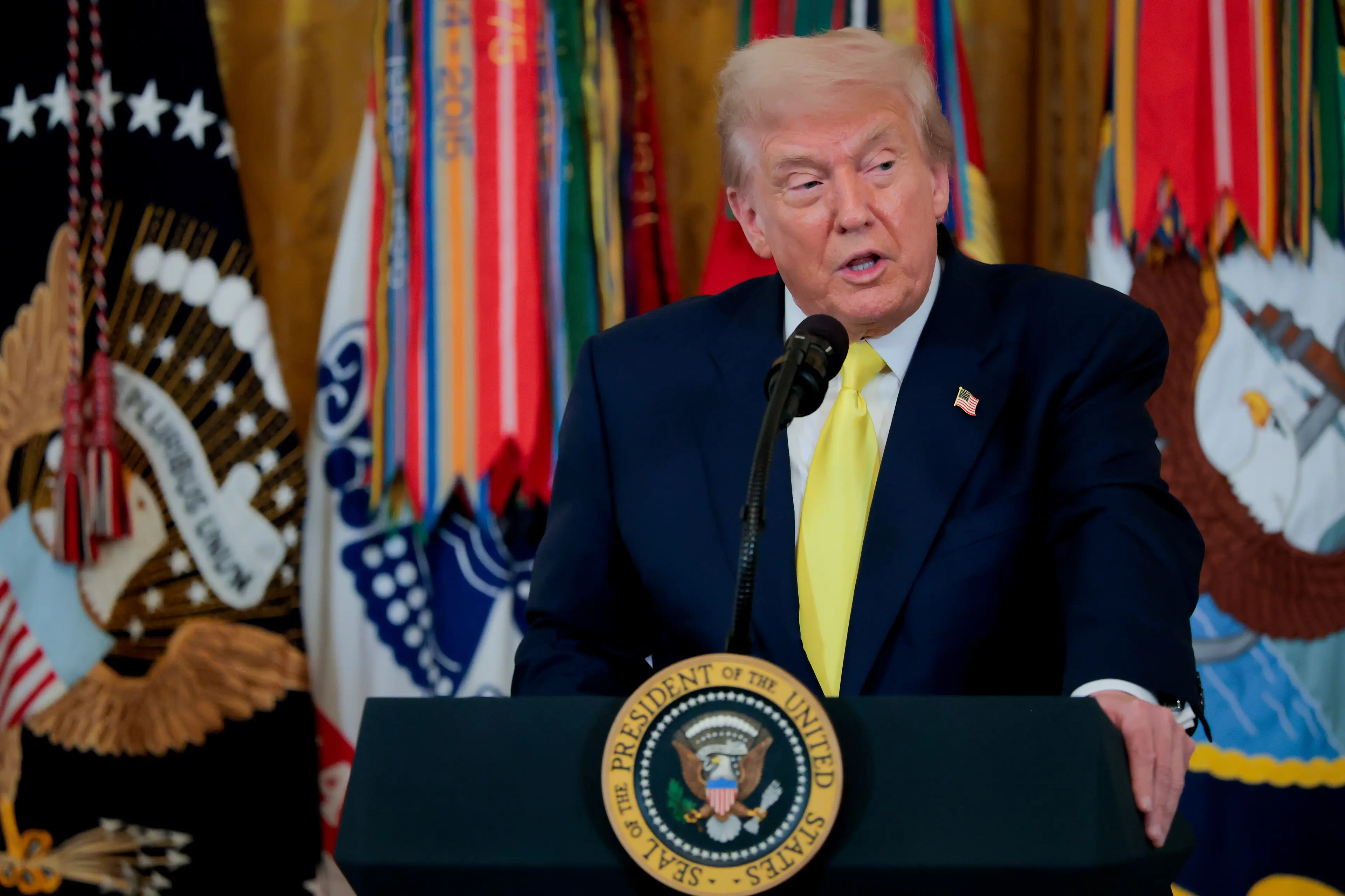 Trump previously threatened Kimmel (Anna Moneymaker/Getty Images)