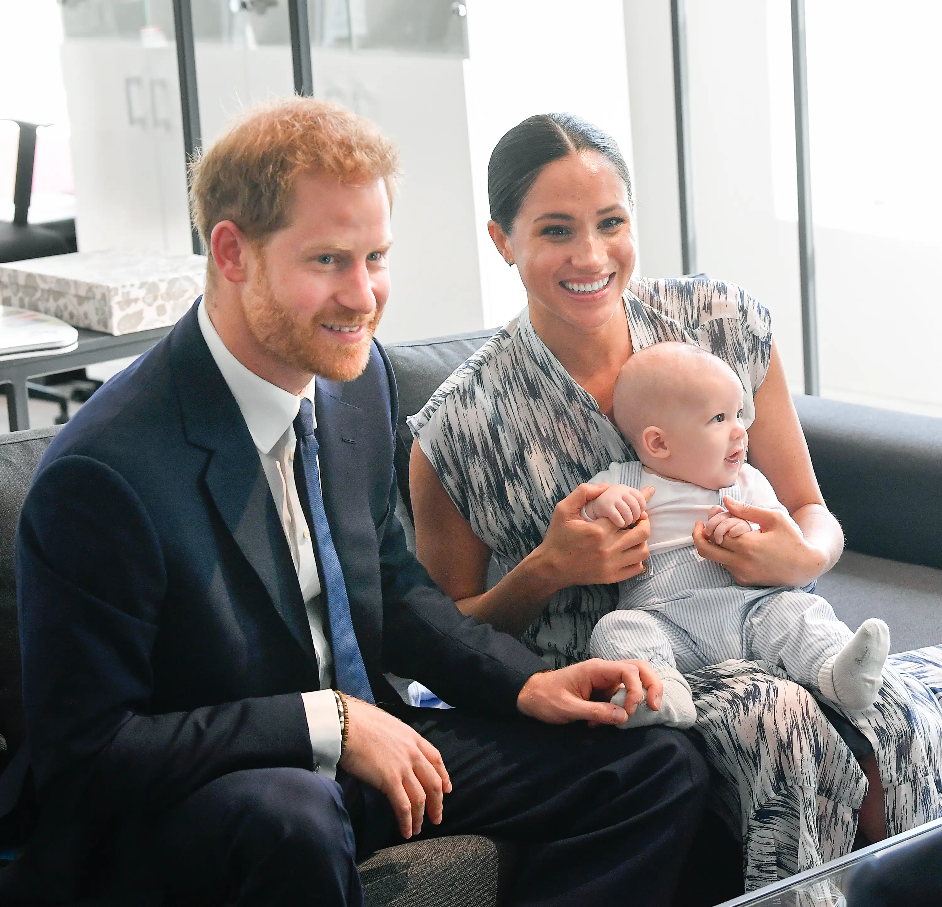 Harry and Meghan welcomed their son in 2019. (Toby Melville/Pool/Samir Hussein/WireImage)
