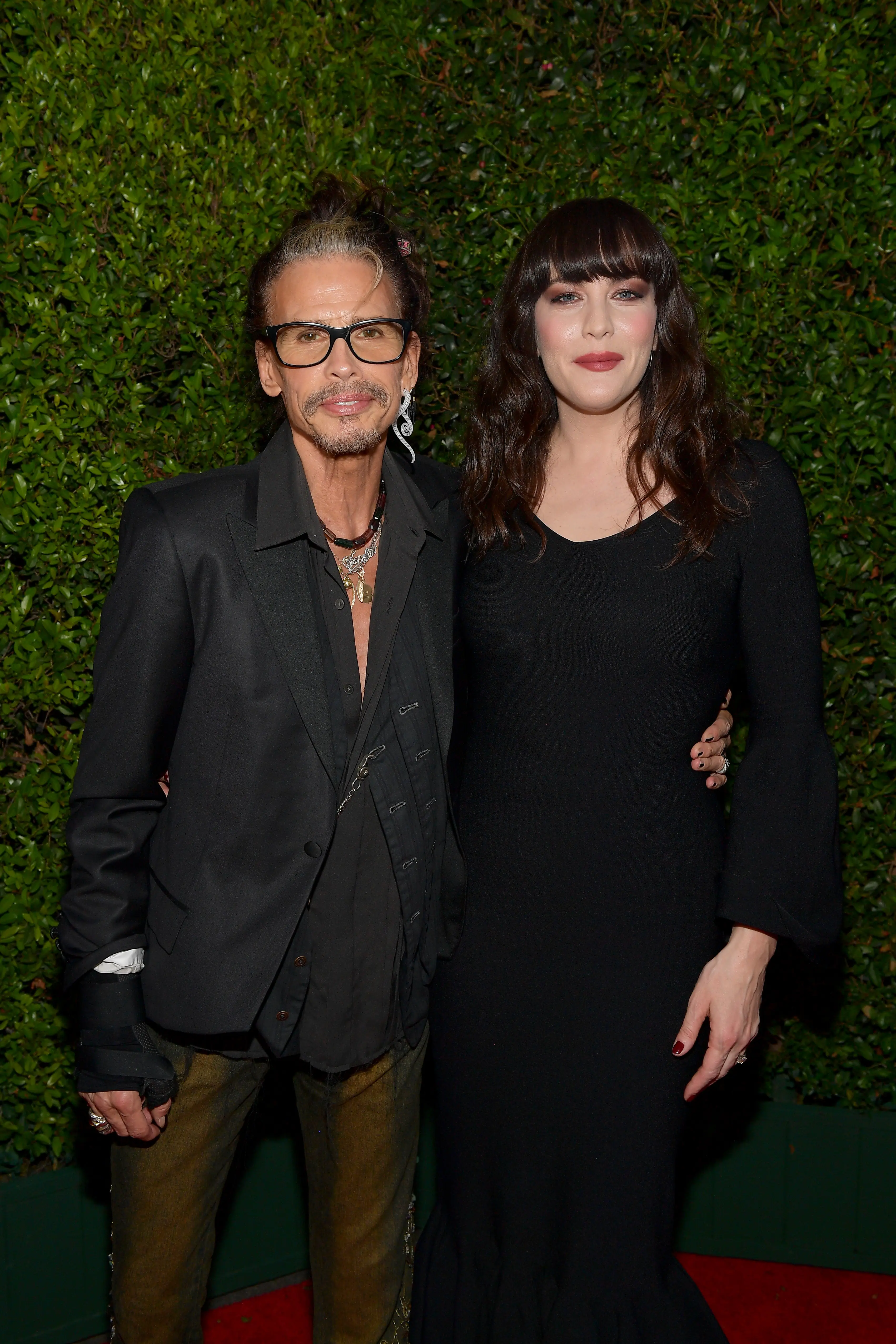 Liv Tyler learnt that Steven Tyler was her dad during an Aerosmith concert (Matt Winkelmeyer/Getty Images)