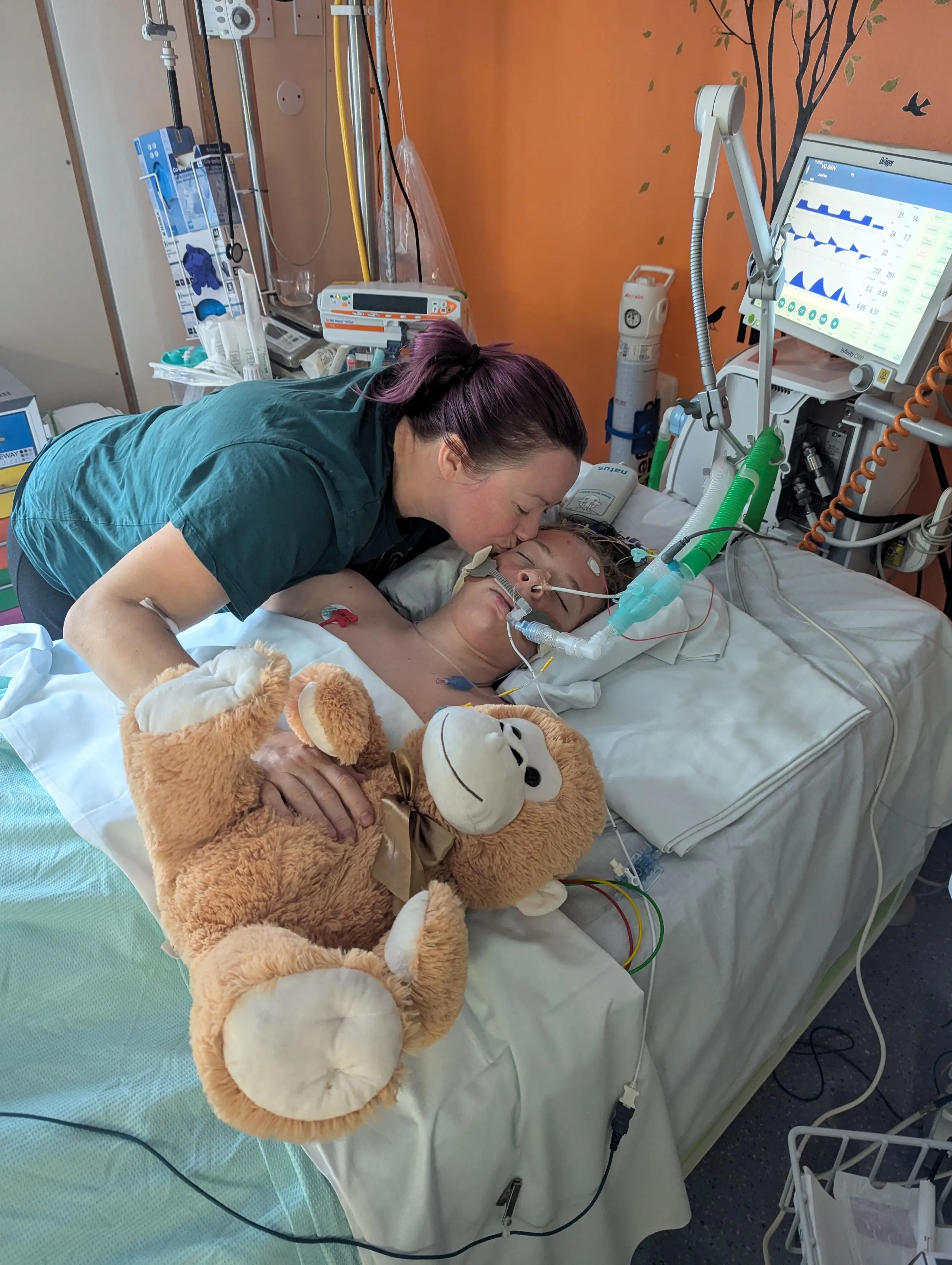 Cesar was placed into an induced coma for two days (Kennedy News and Media)