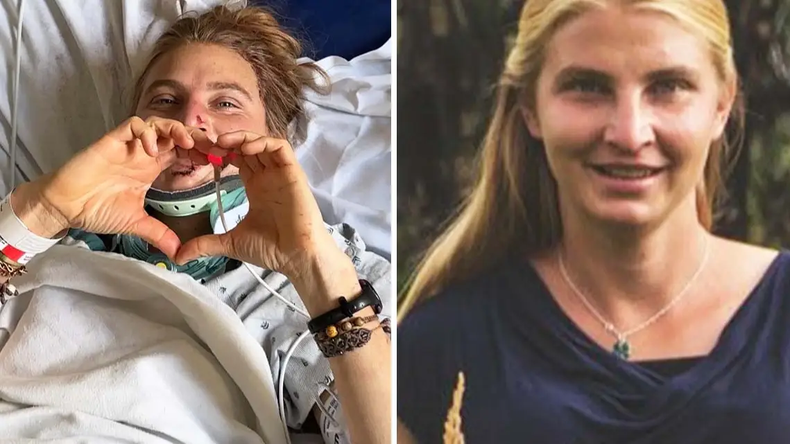 Woman who slipped on ice and fell 200ft miraculously survives