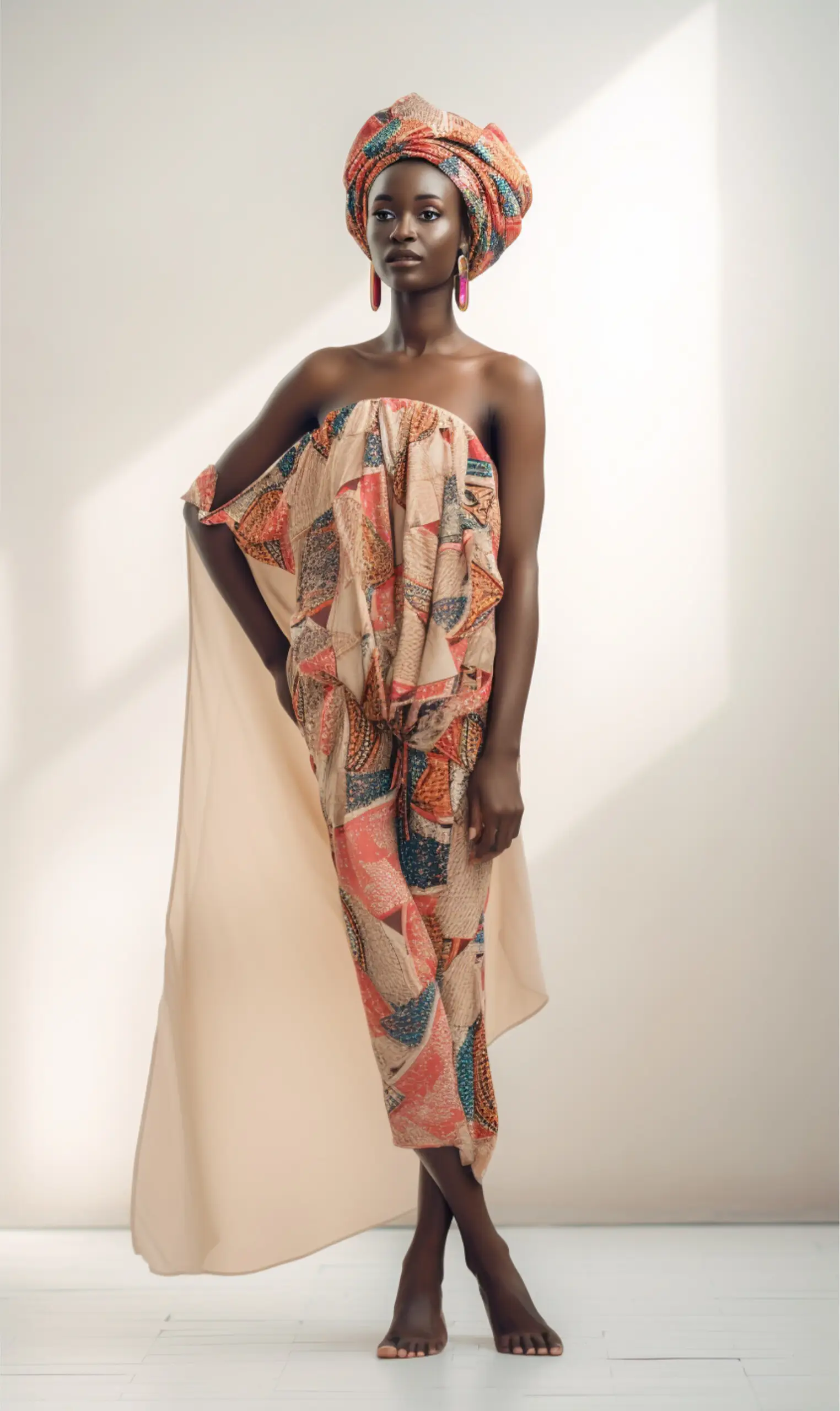 There were also a diverse range of skin tones in the images, including this woman from Mali.