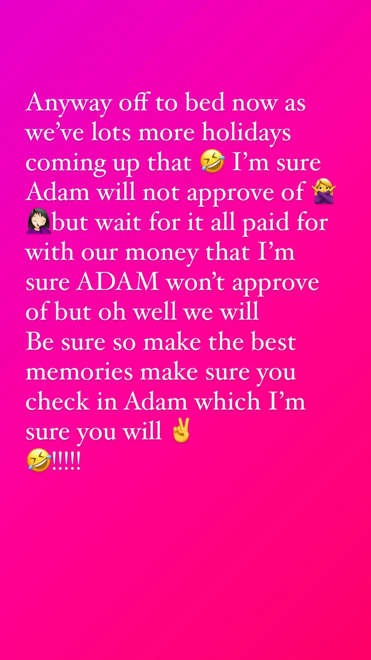 Sue had had enough of the trolls (Instagram/@theradfordfamily)