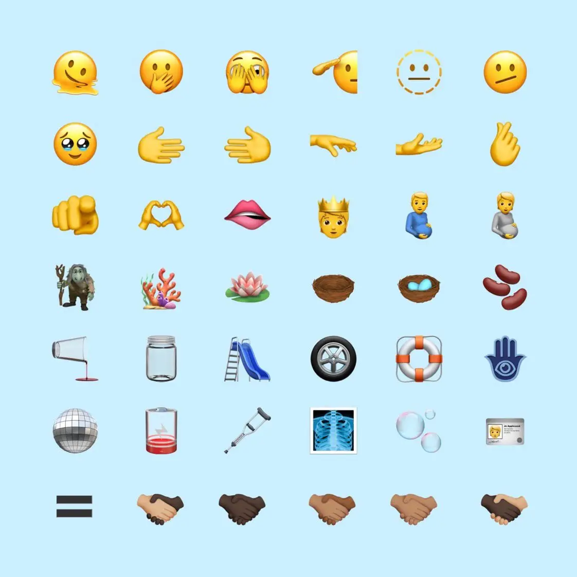 These emojis will be released later this year. (