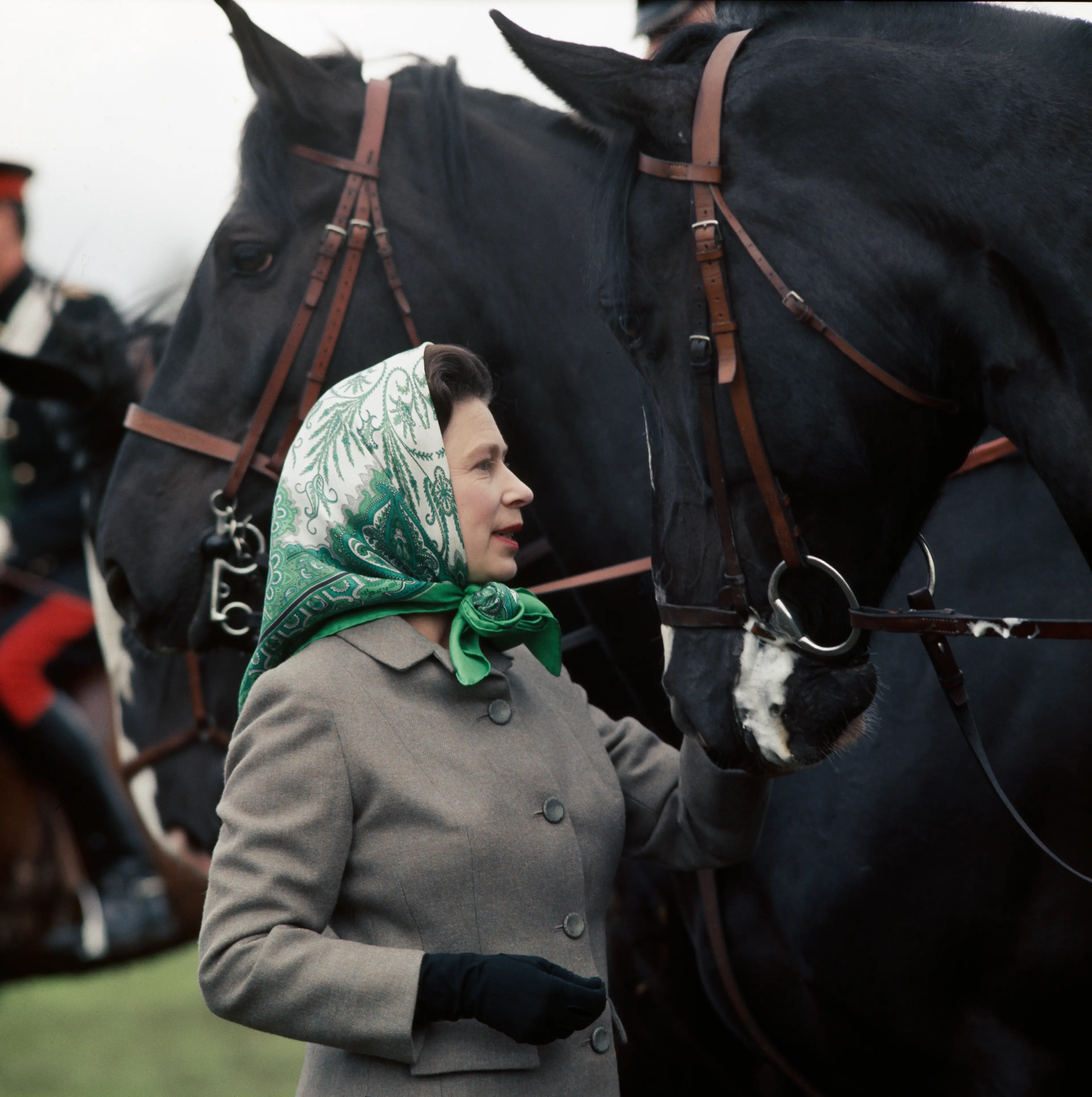 The Queen spent a lot of her time at the stables (Tim Graham/Fox Photos/Hulton Archive/Getty Images)