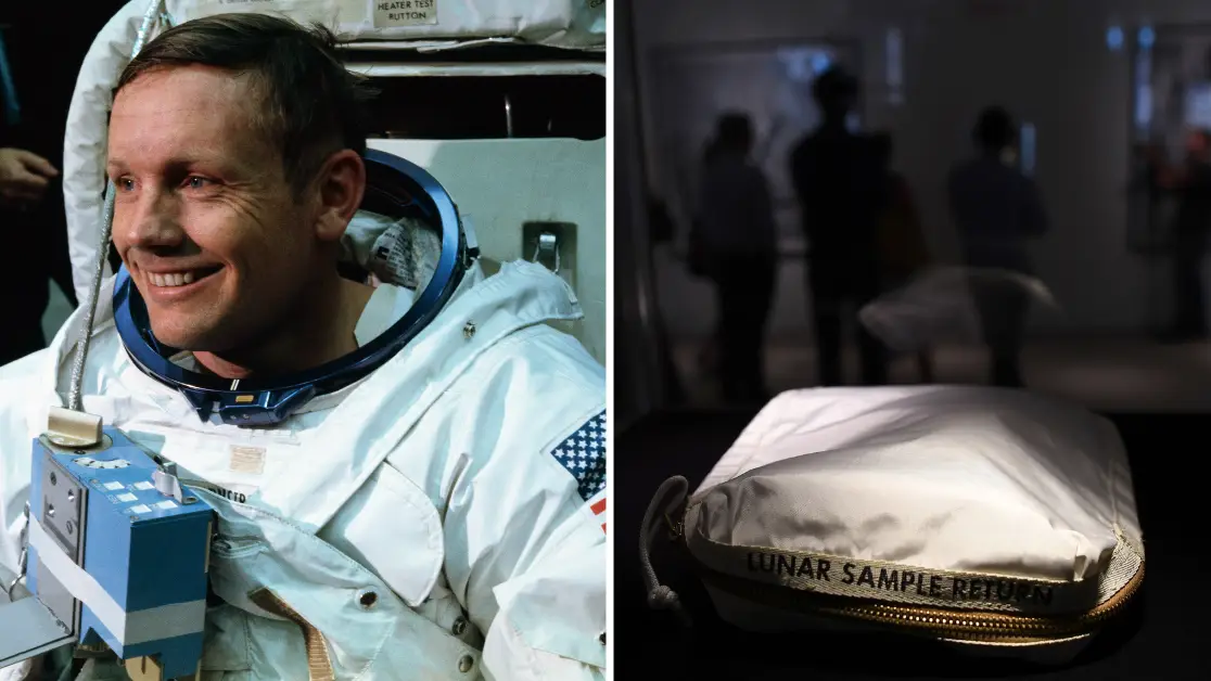 Neil Armstrong’s wife found bag containing strange items that were supposed to be left on the moon