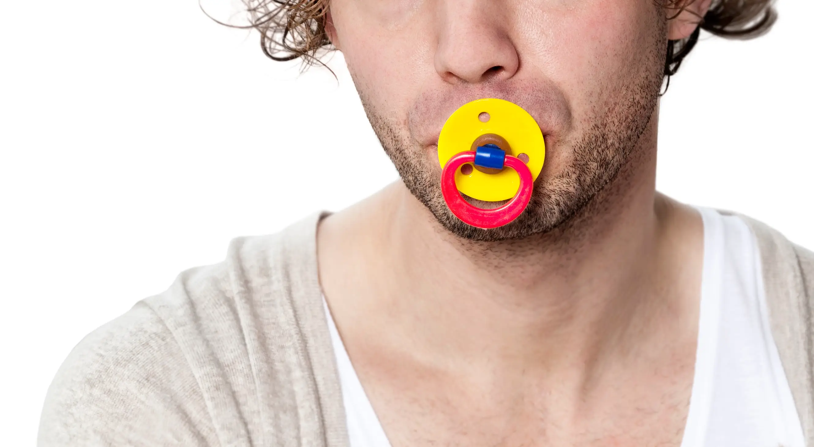 Some adults have started using pacifiers to help with their mental health (Getty Stock Images)