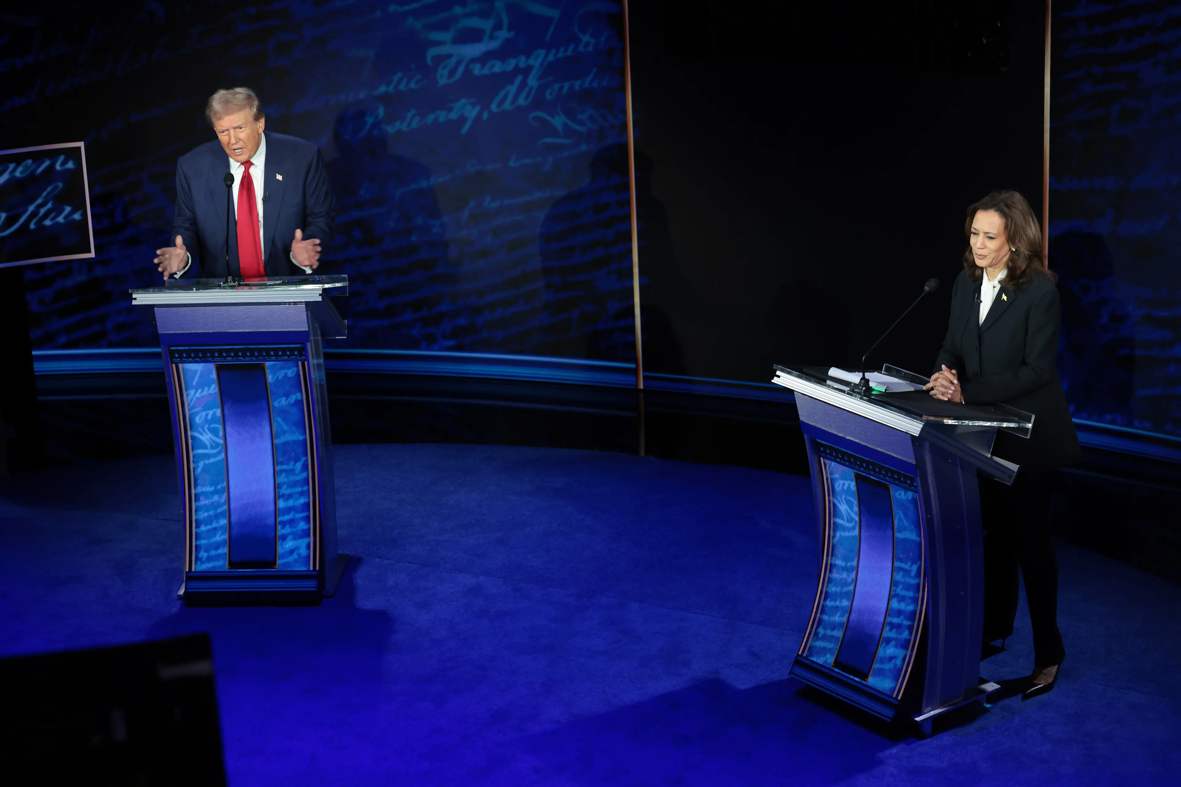 Trump accused Paramount of editing the debate (Win McNamee/Getty Images)