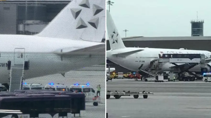 30 passengers being treated in hospital after plane hits severe turbulence and makes emergency landing