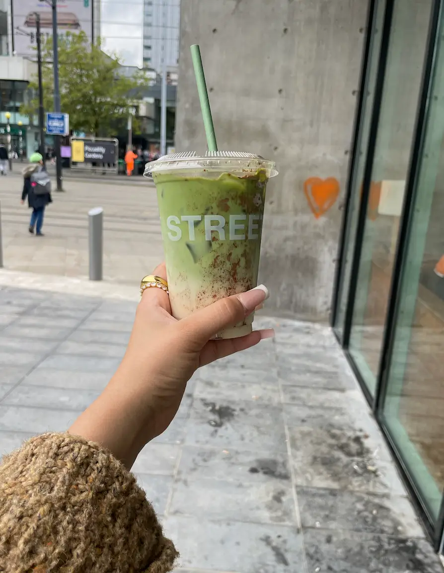 Mel's Maple Matcha is available to buy from Blank Street stores across the UK (Tyla)