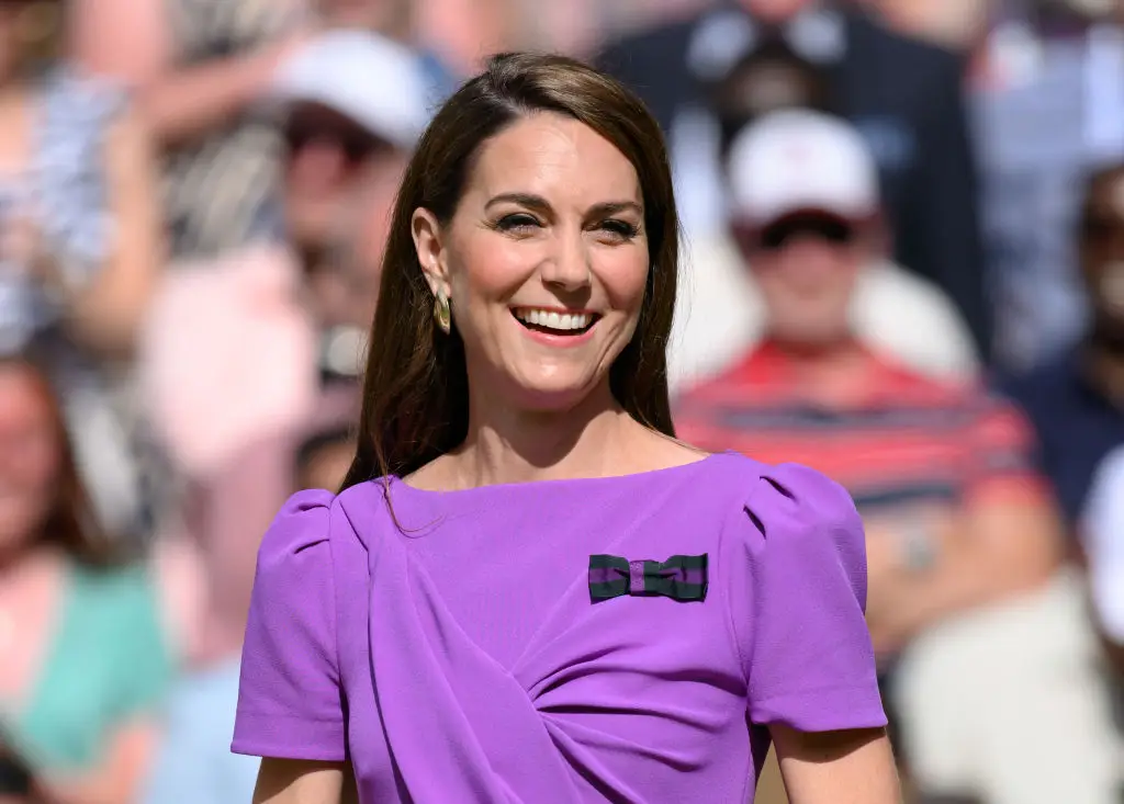 Kate Middleton donned an all-purple ensemble during her Wimbledon appearance last summer (Karwai Tang / Contributor / Getty Images)