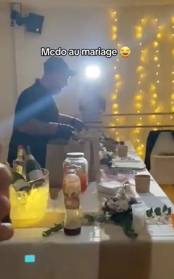 The sight any wedding guest would want to see.