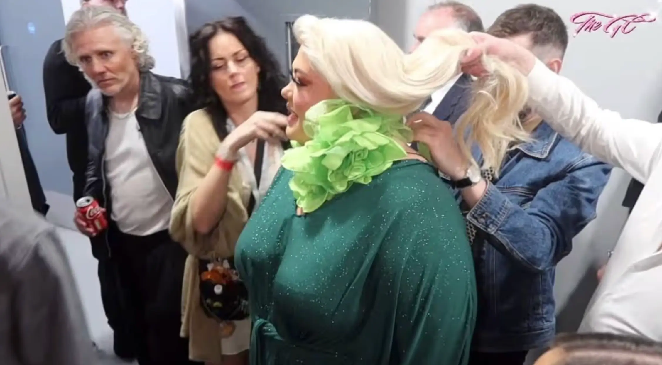 Gemma and Jimmy were seen to ignore each other during her vlog (YouTube/Gemma Collins)