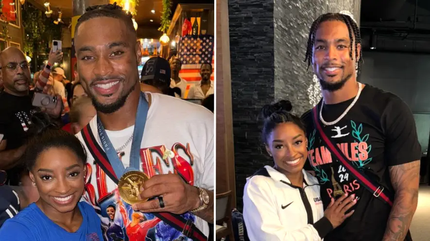 Simone Biles' husband Jonathan Owens admits he had one major fear when he first met her