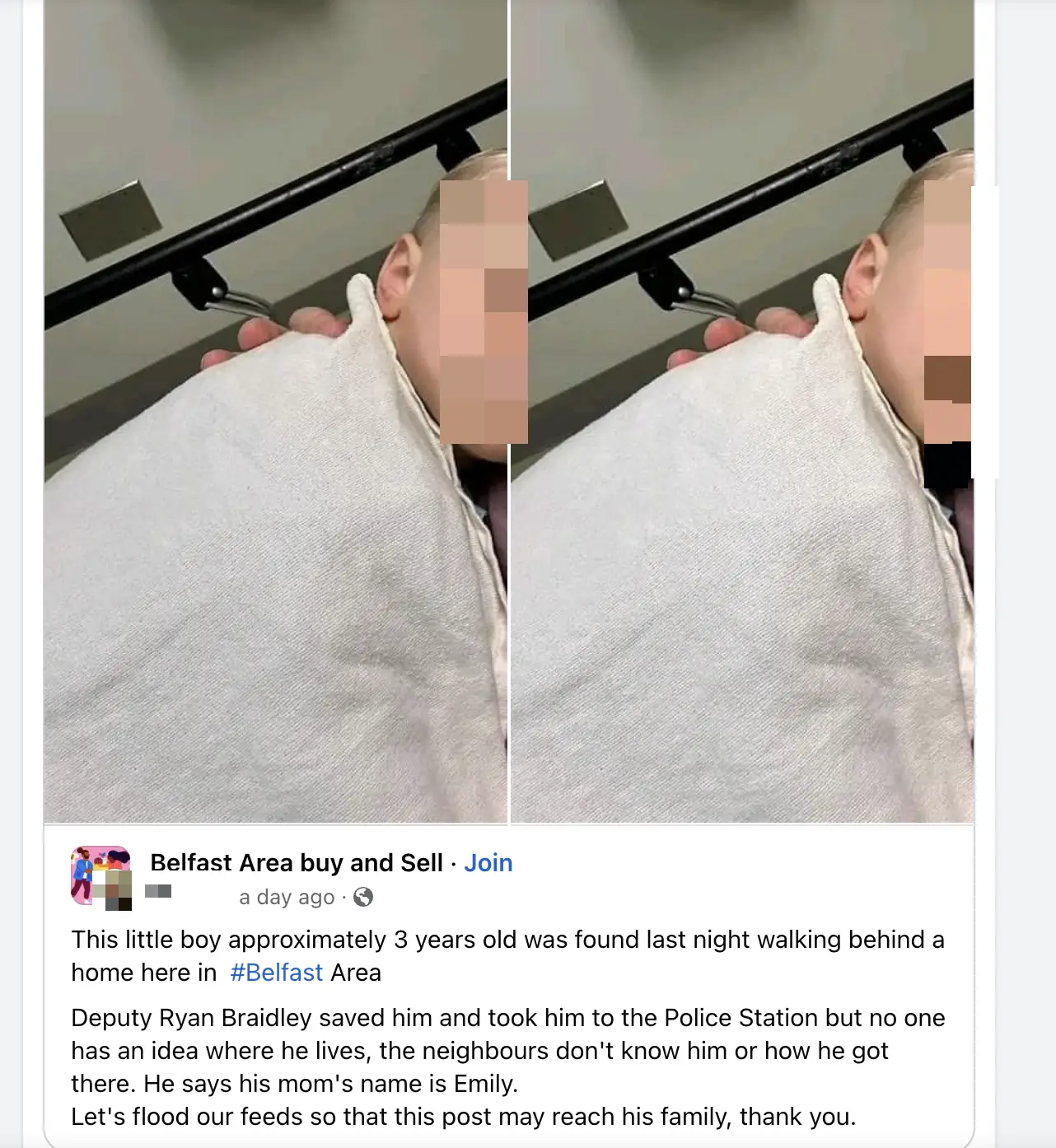 The post has been circulating online (Facebook)