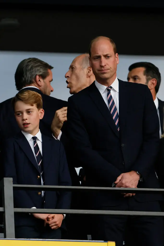 The two Princes watched the Euros 2024 final yesterday (14 July). (Richard Sellers/Allstar / Contributor / Getty Images)