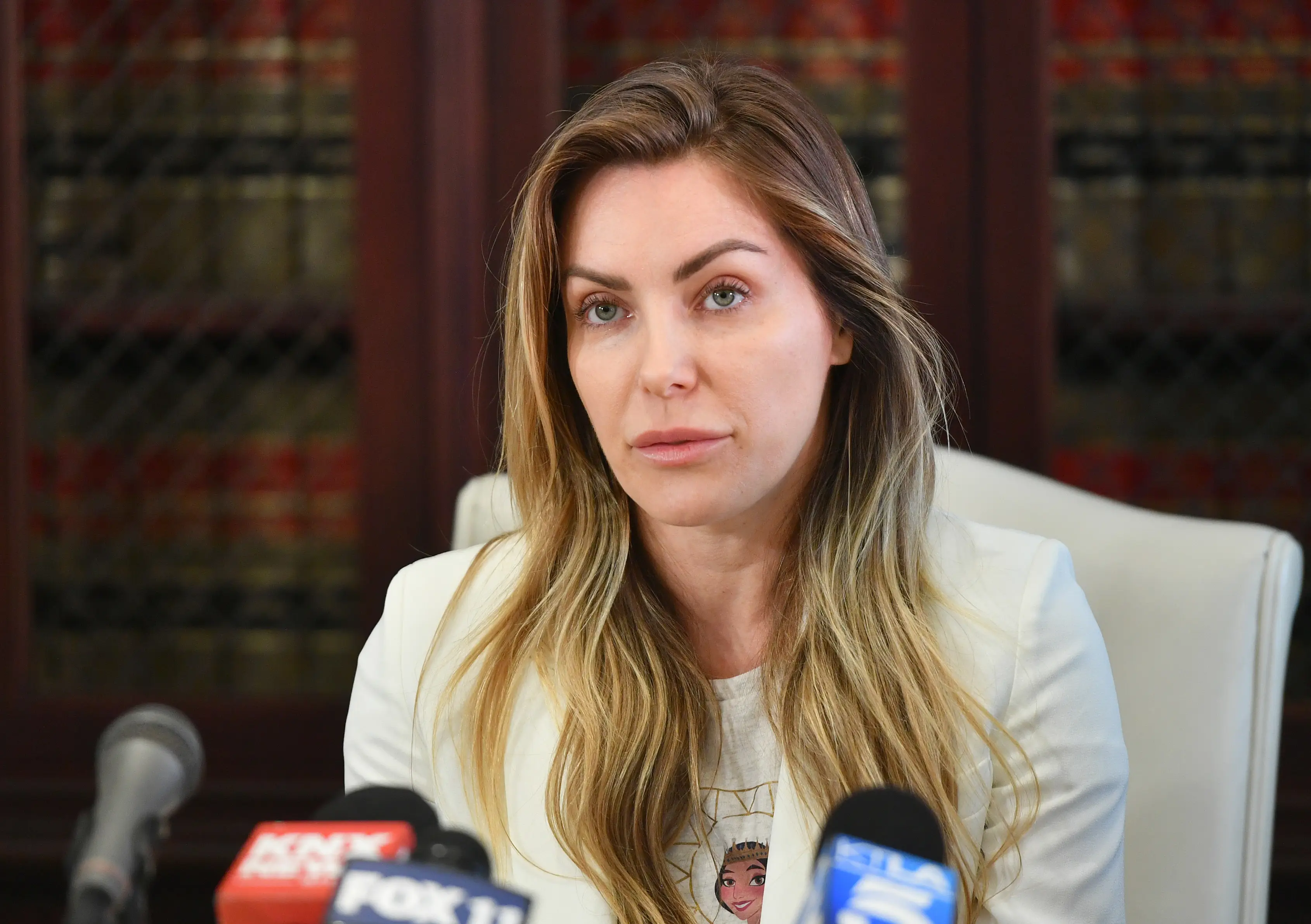 Harris cited abuse in her emotional plea (Alberto E. Rodriguez/Getty Images)