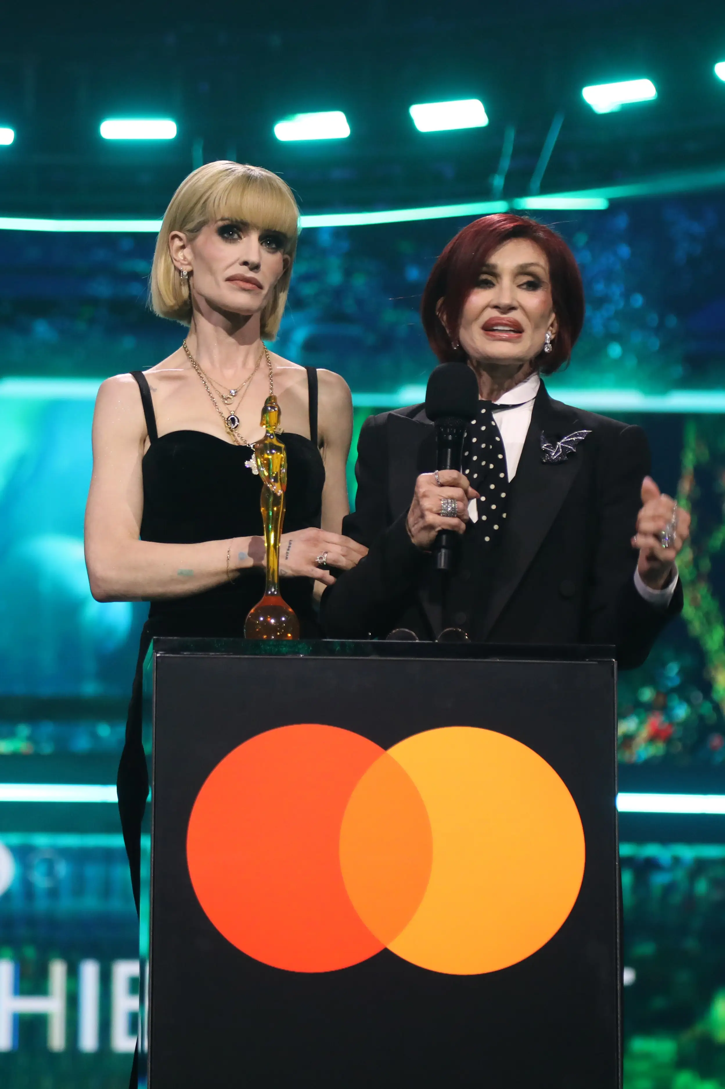 Sharon has defended her daughter on several occasions (JMEnternational/Getty Images)