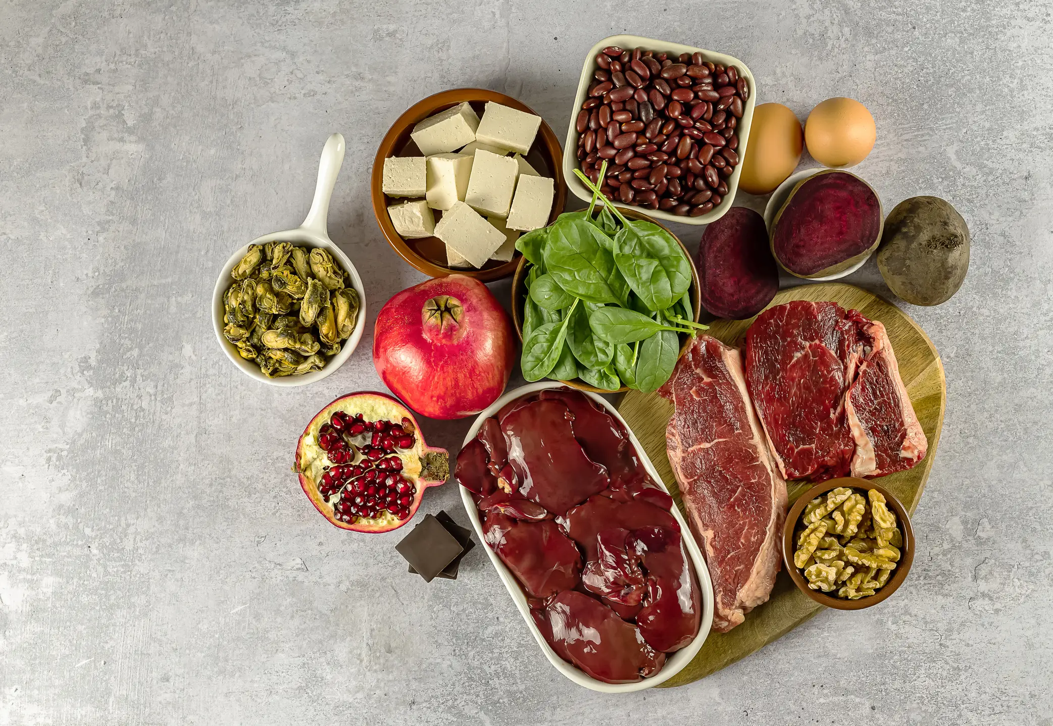 Foods high in iron (Getty Stock Image)