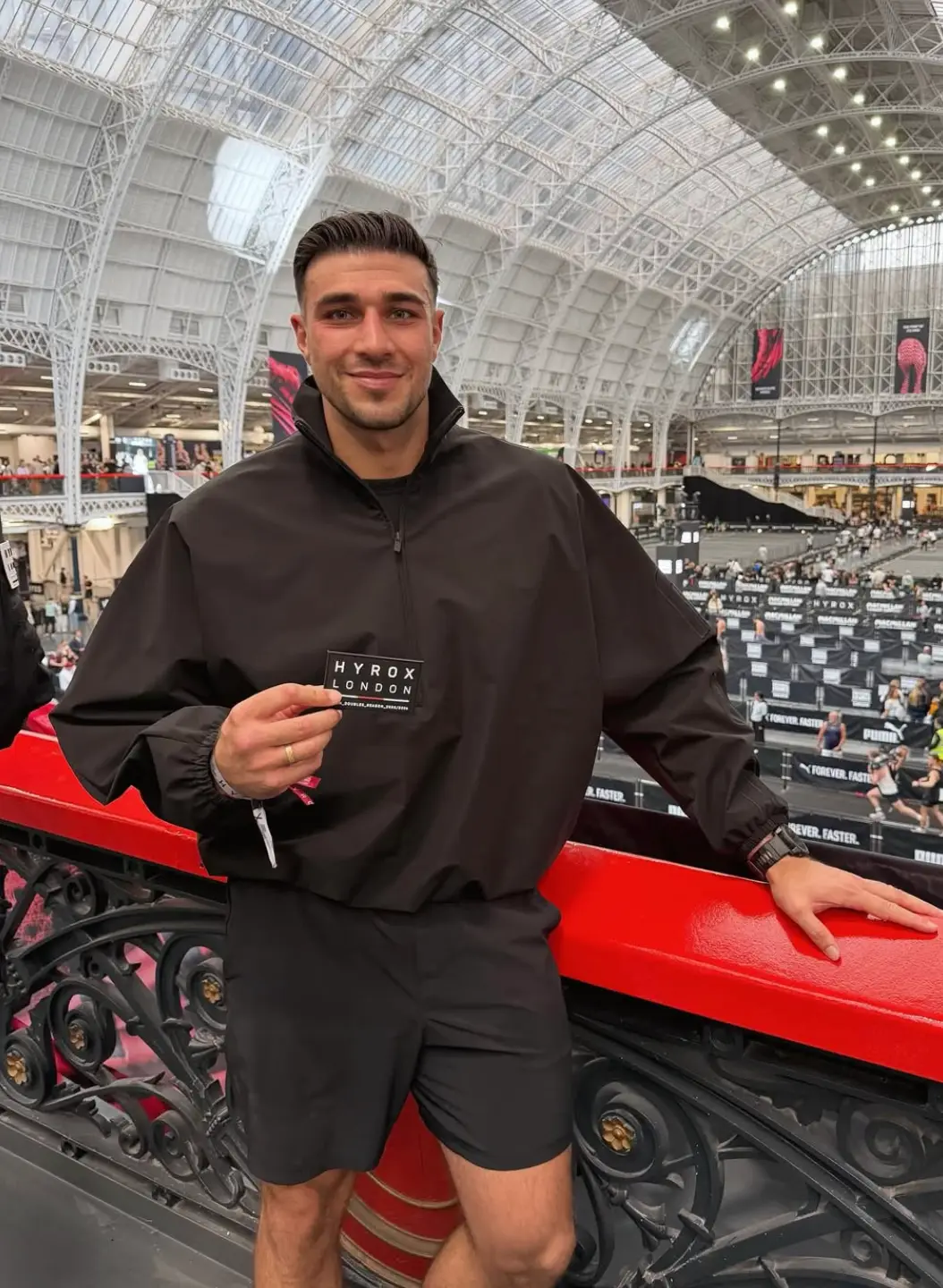 Tommy stayed at home to train (Instagram/@tommyfury)