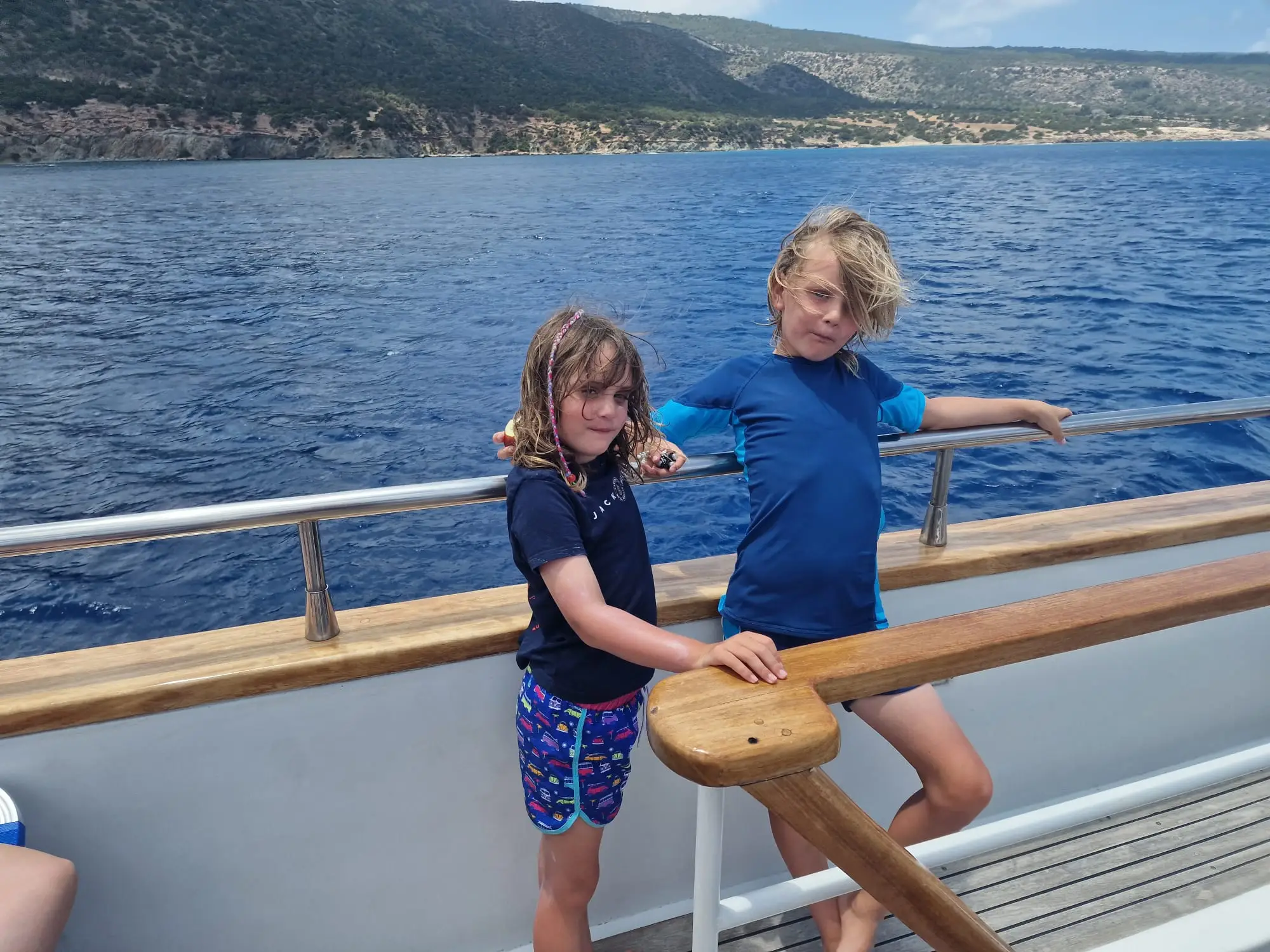 The family went to Cyprus in June.