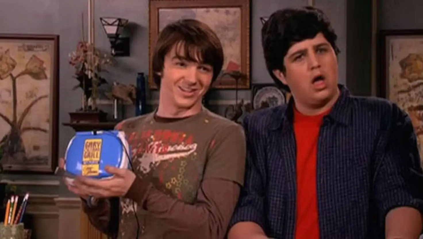 Drake Bell and Josh Peck starred on the Nickelodeon programme, Drake & Josh (Nickelodeon)