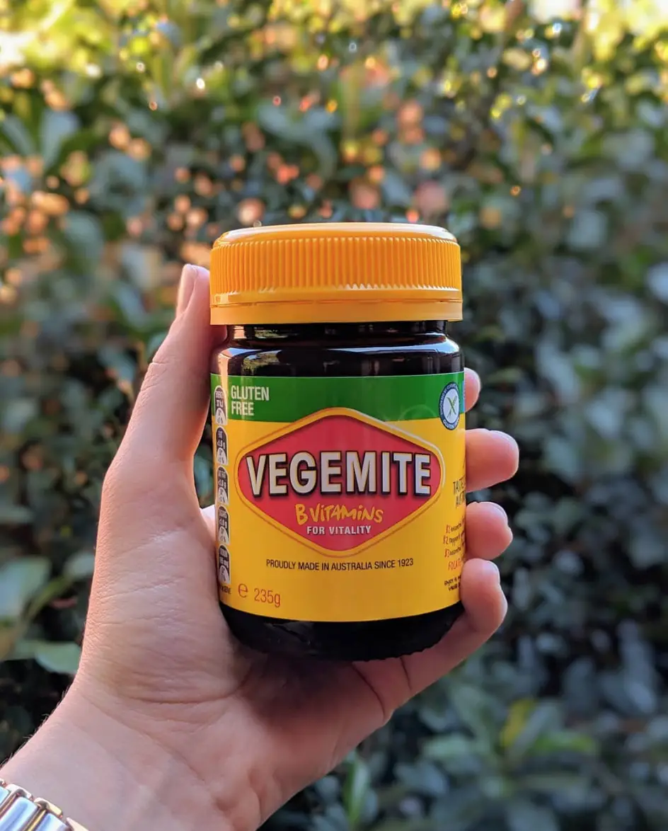 That's because Vegemite is enriched with vitamins, which is only allowed in certain foodstuffs in Canada (Instagram/@vegemite)