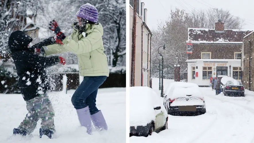 You could be fined for keeping your children home due to the snow