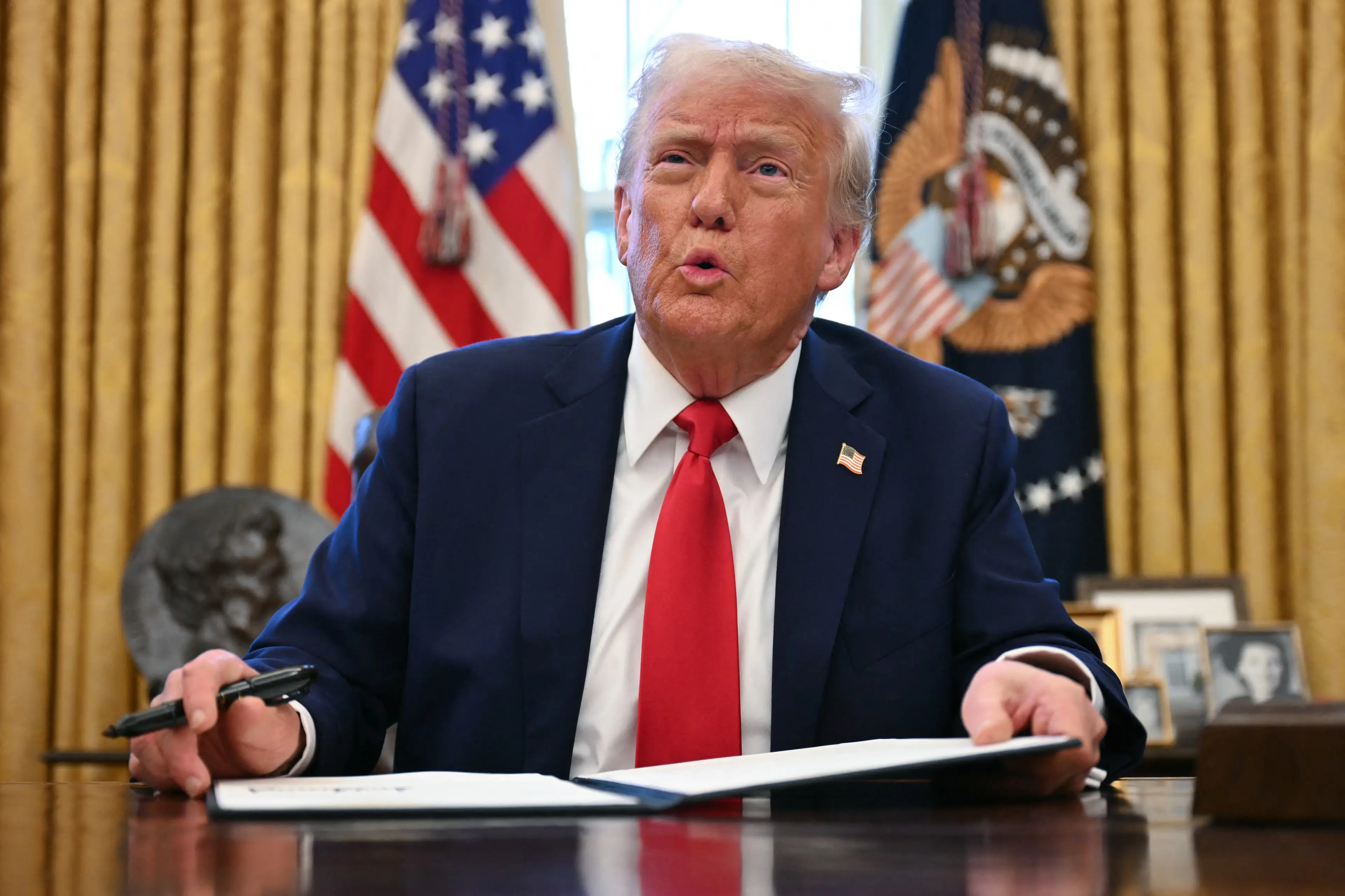 Trump has already signed several executive orders that affect that LGBTQ+ community (JIM WATSON/AFP via Getty Images)