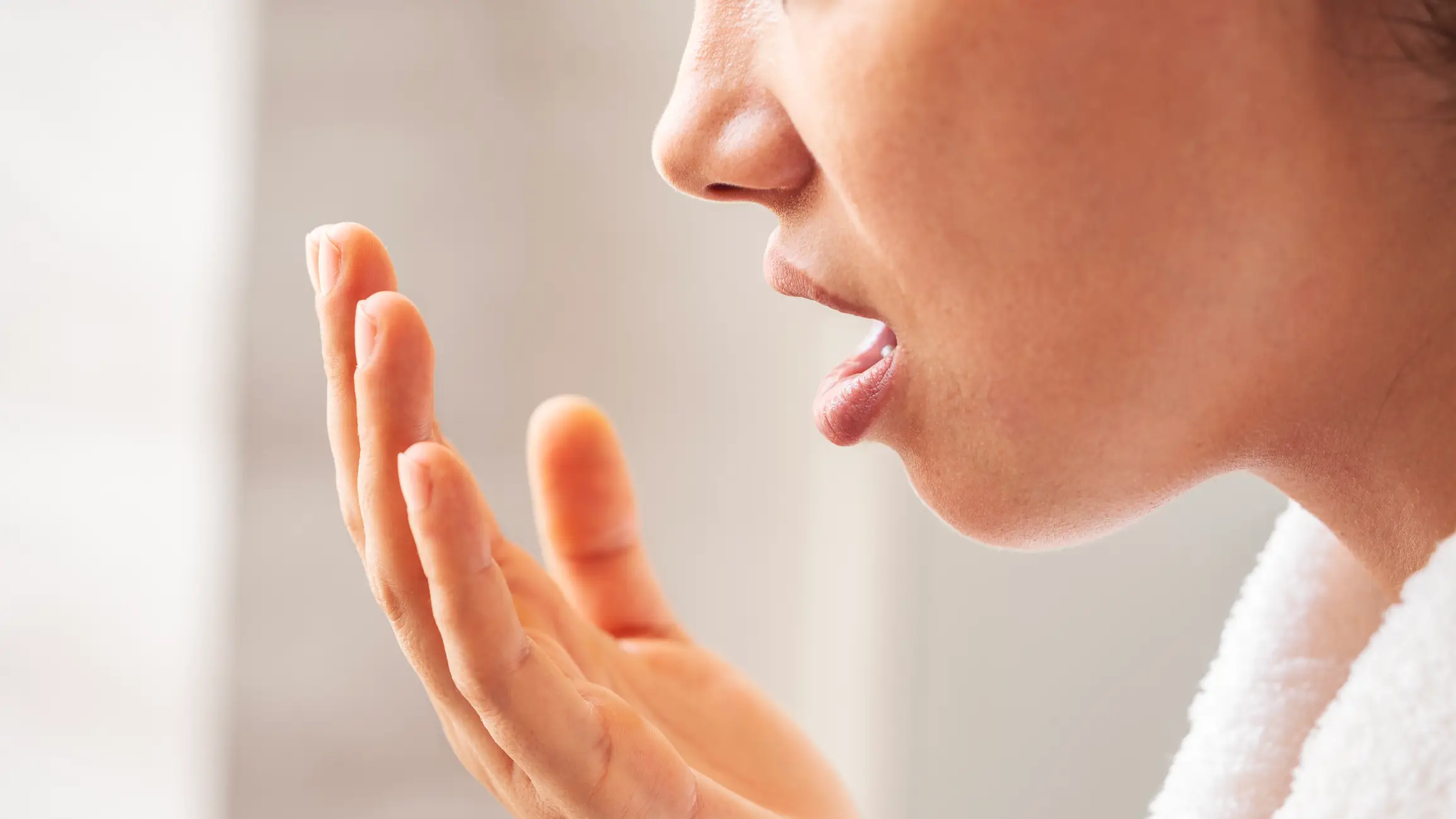 Smelly breath can be an unwanted side effect of IBS (Getty Stock)