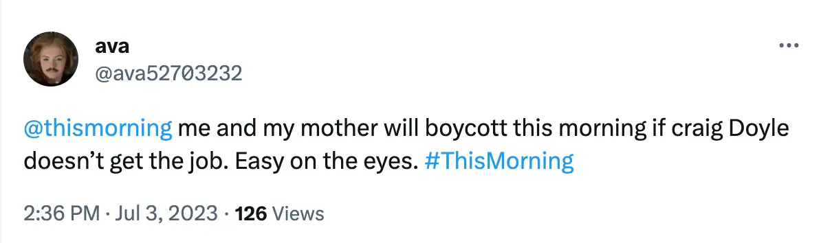 Some viewers threatened to 'boycott' the show altogether.