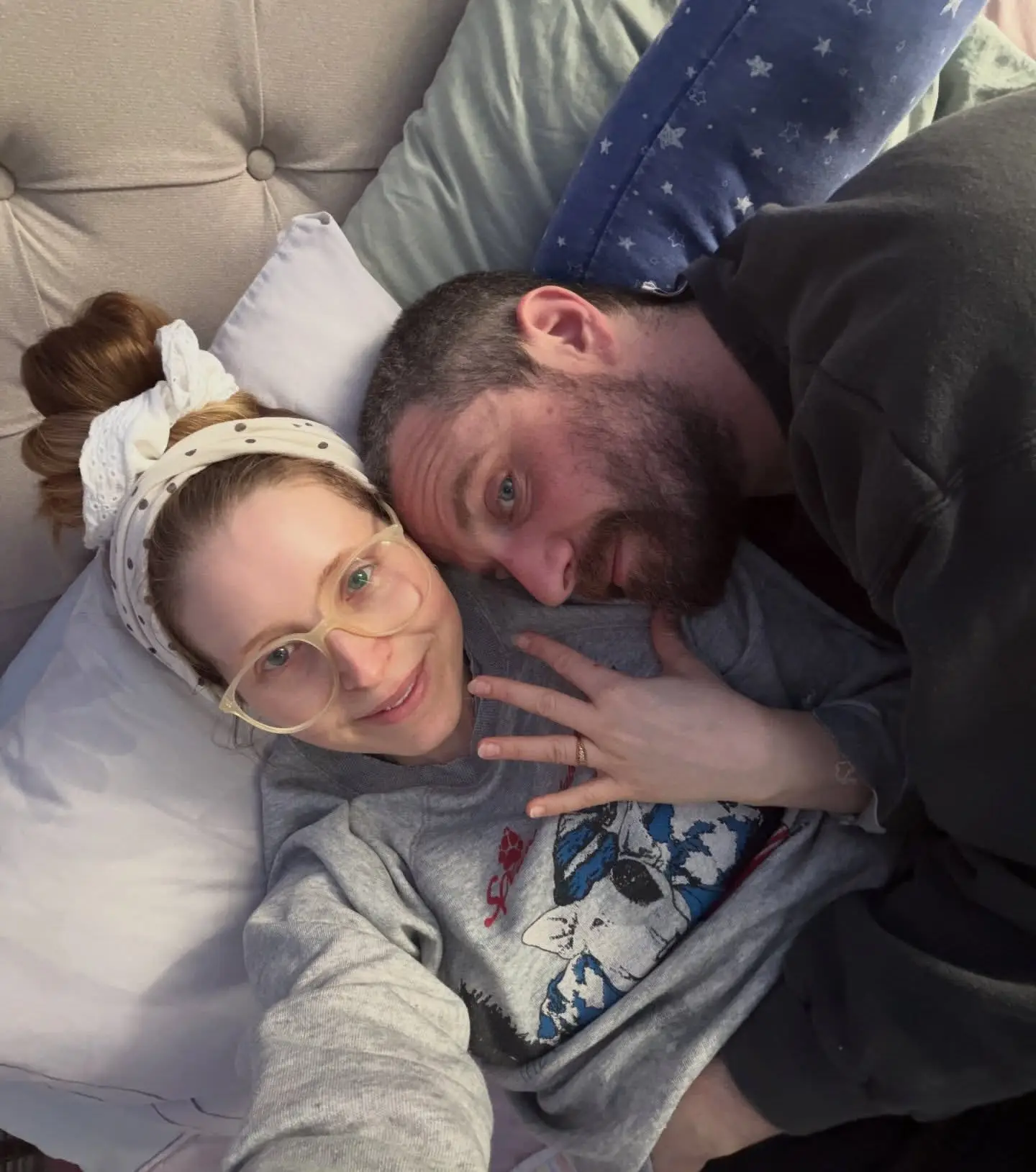 Cave with partner Alfie Brown (Instagram/@jessiecave)