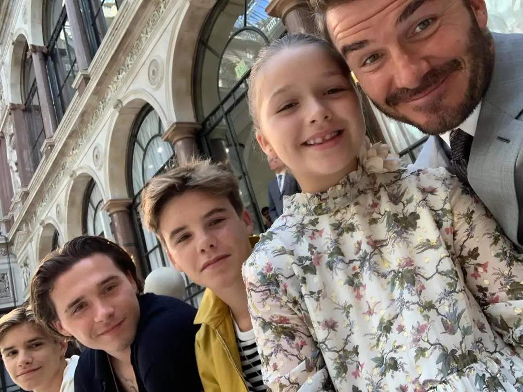 David shared three snaps which featured Brooklyn in his Father's Day post (Instagram/@davidbeckham)