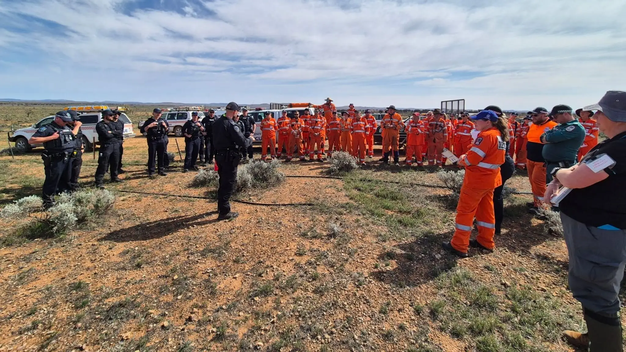Australian military have joined the police in the search operation (South Australian Police)