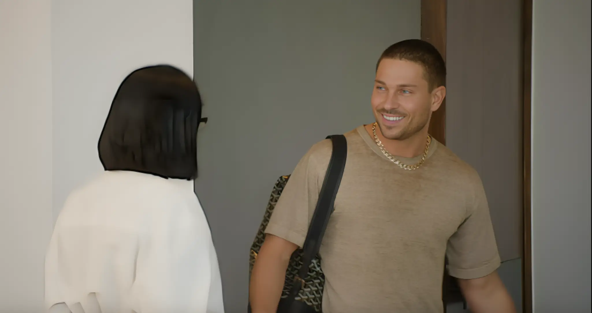 Joey Essex in the Hollywood Hills startled viewers (Netflix)