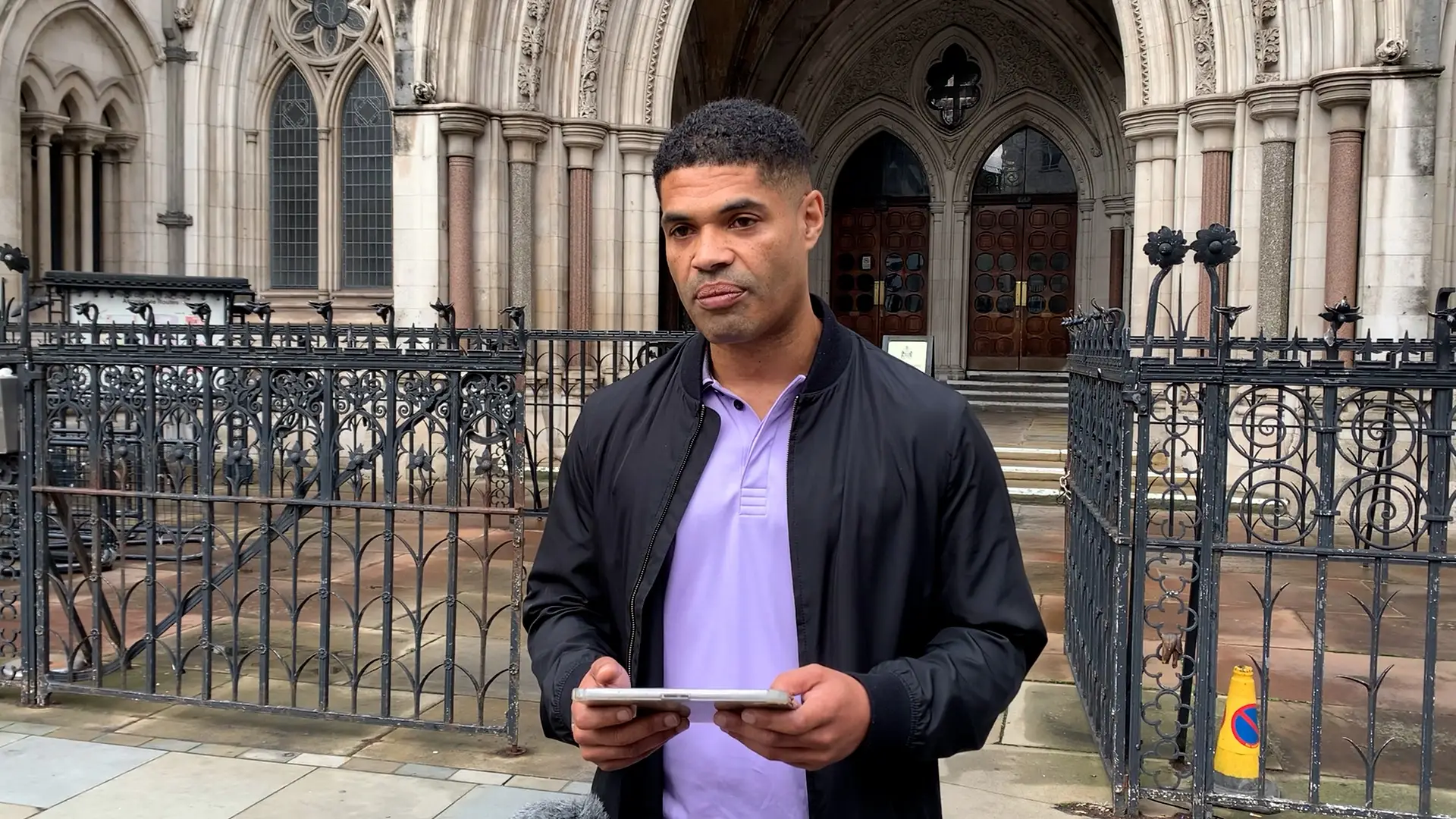 Jules-Hough's partner Calvin Buckley.