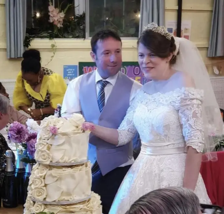 The pair were unable to consummate their marriage after Sarah waited 40 years to be physically intimate (Supplied)