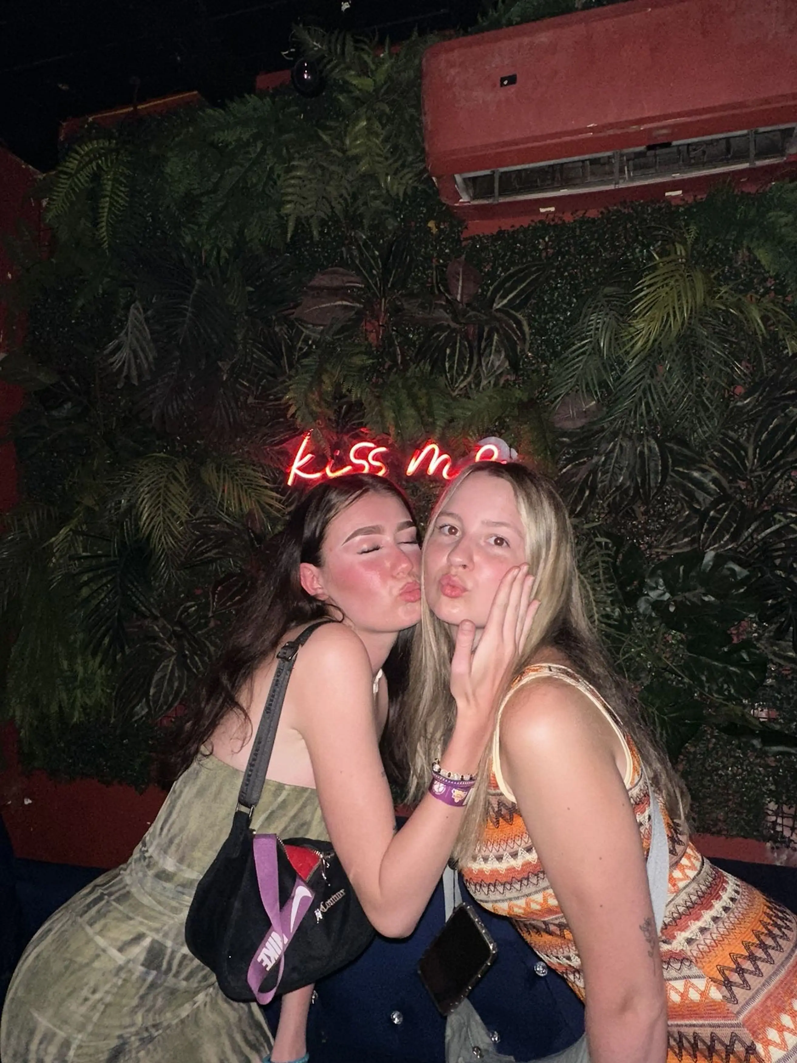 Jemma and her friend that she has been travelling South East Asia with. (Kennedy News and Media)
