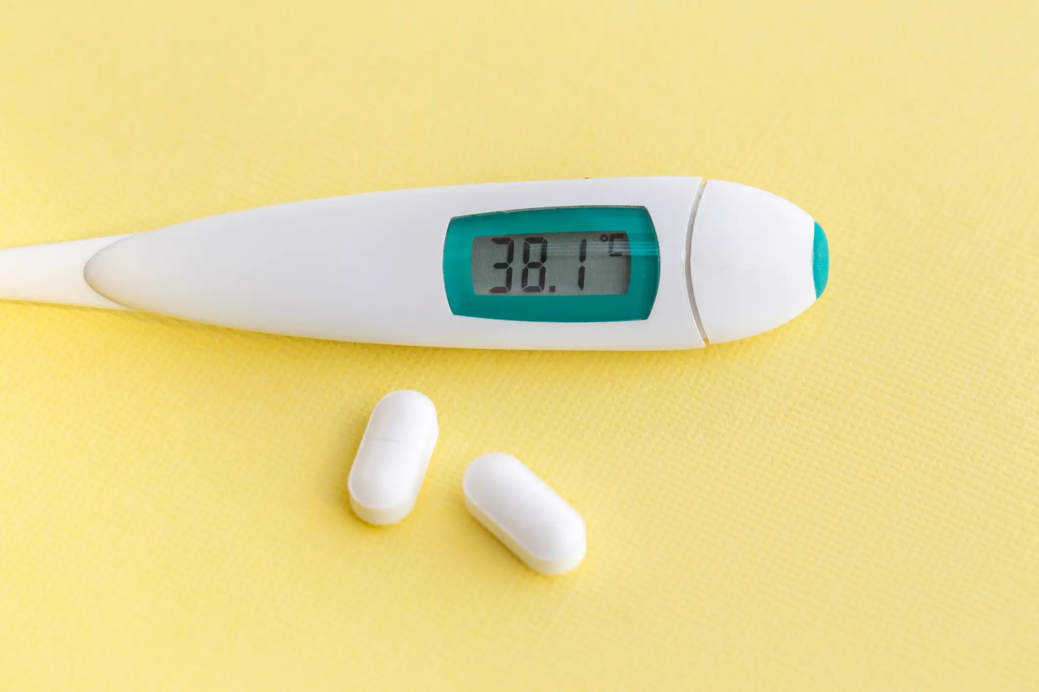 The NHS suggests keeping your child home from school if they have a temperature of 38 degrees or above (Jennifer A Smith / Getty Images)