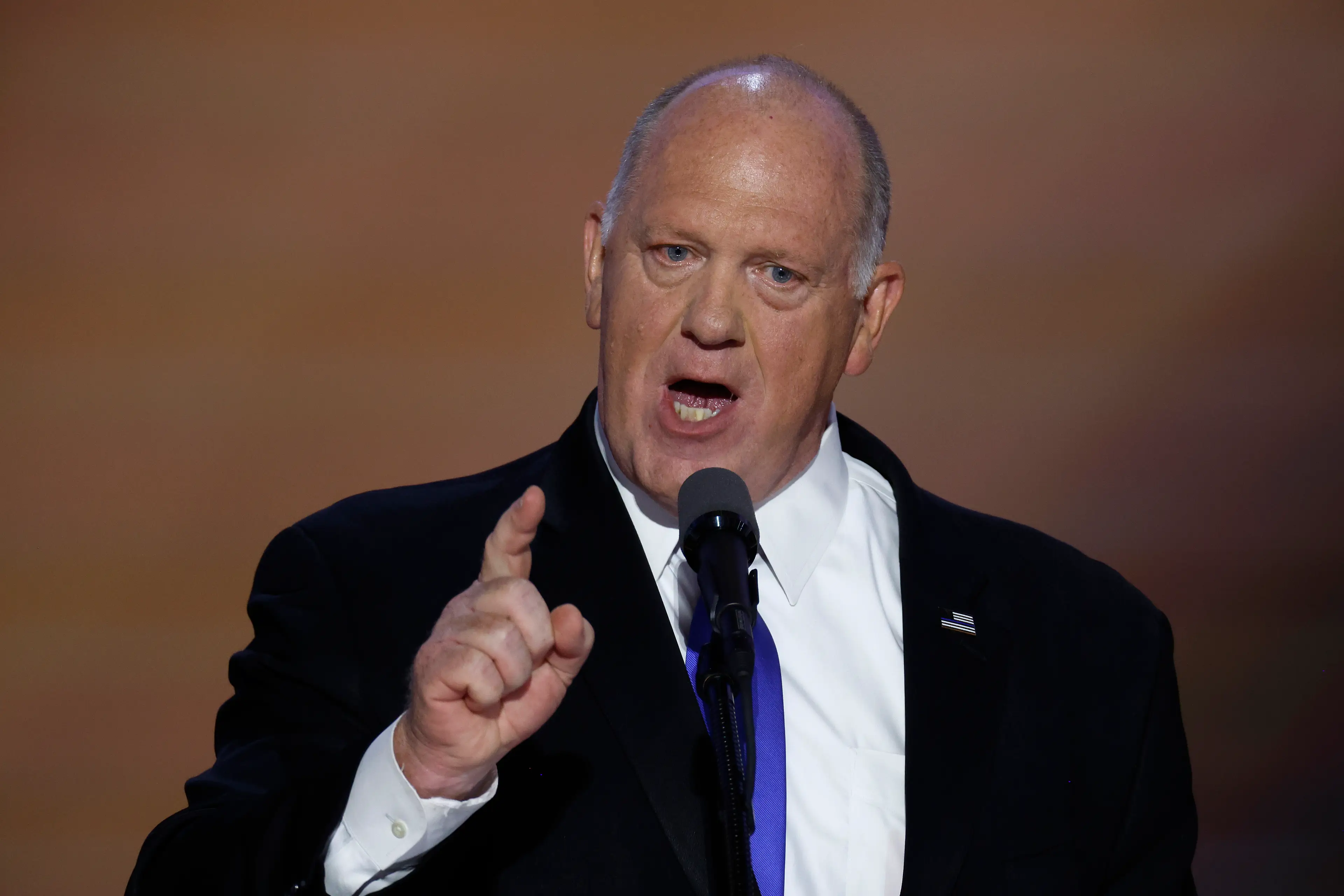 Tom Homan denied that people were being targeted in raids (Chip Somodevilla/Getty Images)